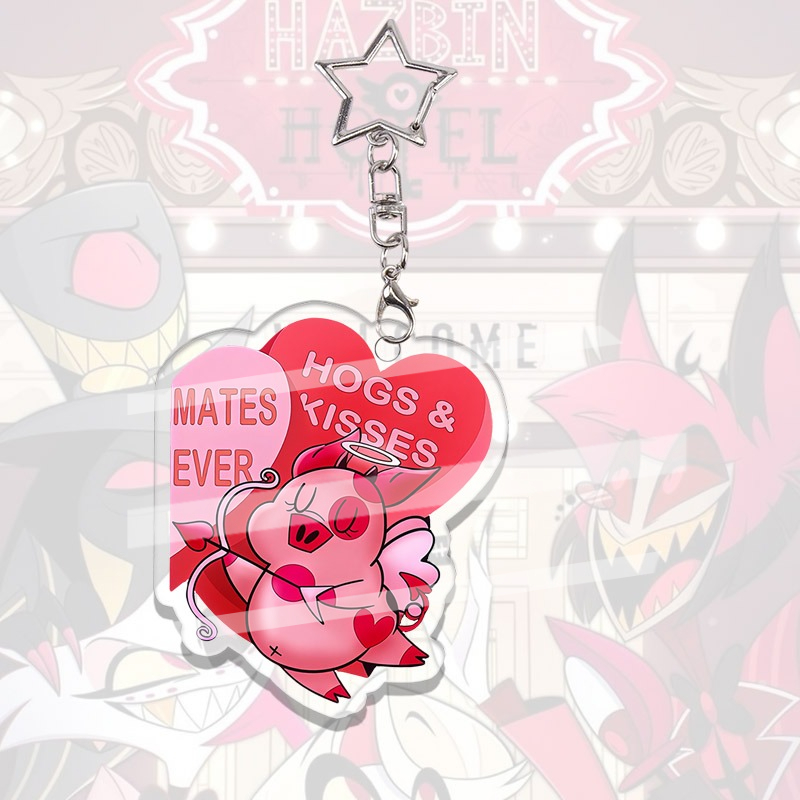 Hazbin Hotel Acrylic Keychain  - Japanese Snacks review and price