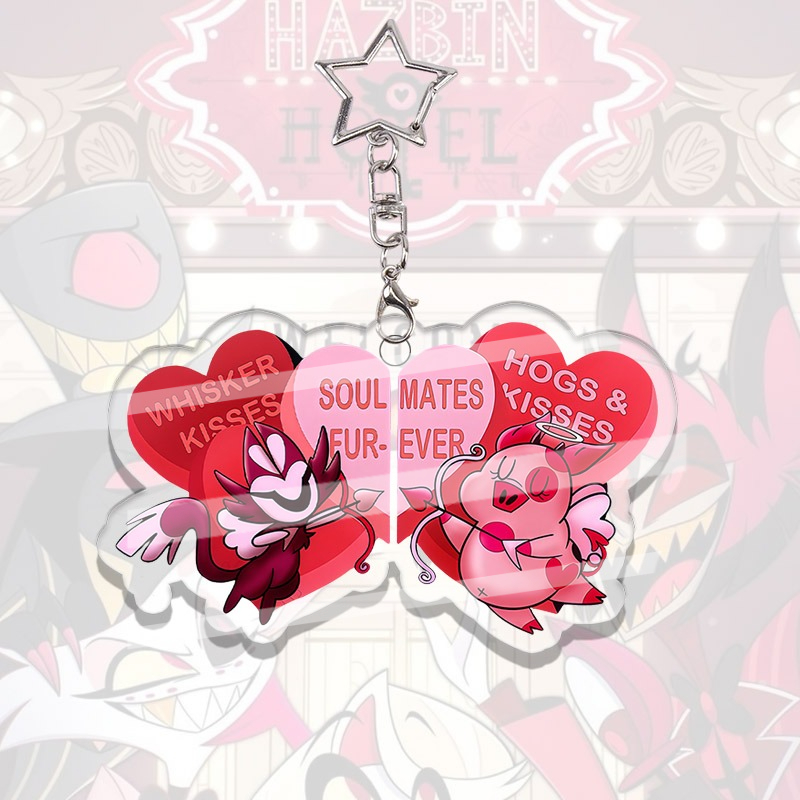 Hazbin Hotel Acrylic Keychain  - Japanese Snacks review and price