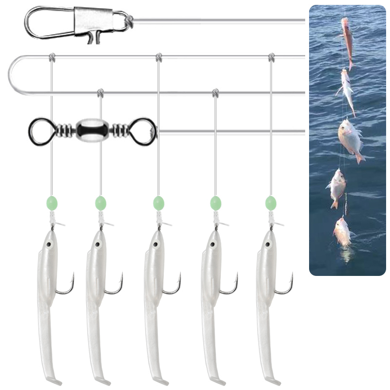 WEIHE 5pcs/set 1# Eel Soft Lur - Furoshiki review and price