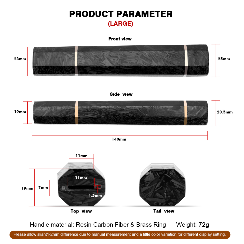Handmade Resin & Carbon Fiber  - Japanese Knife review and price
