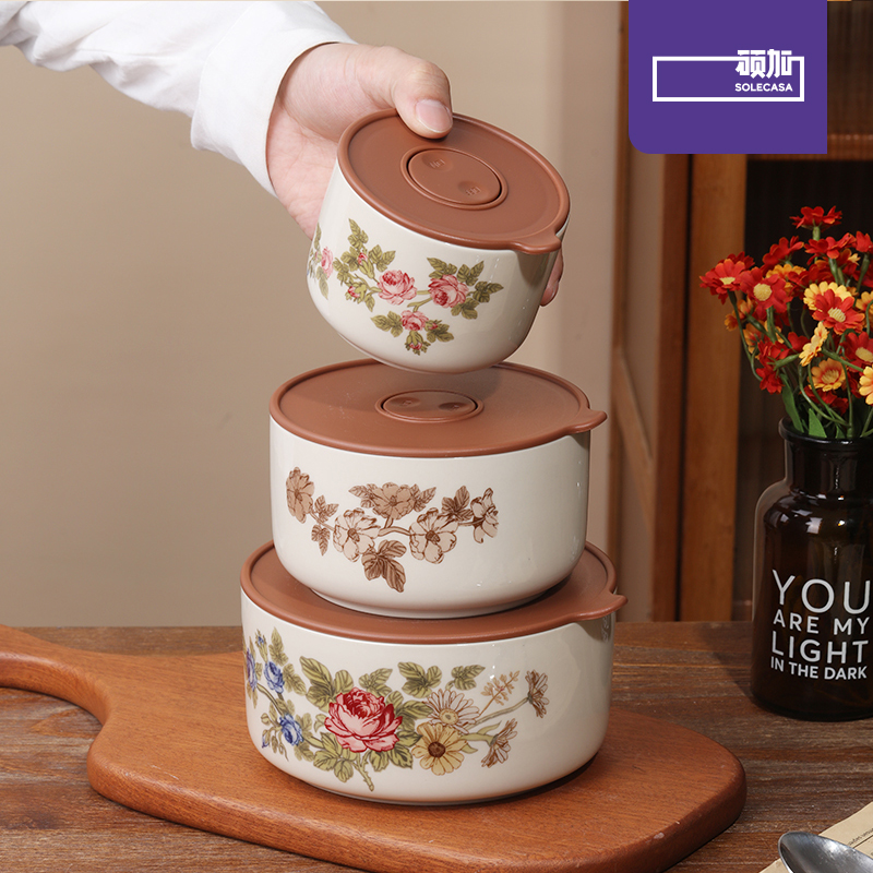 SOLECASA Elegant Rose Pattern  - Bento Box review and price