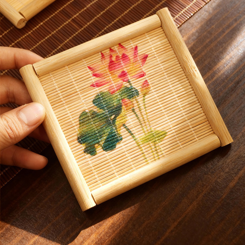 Set of 5 Natural Bamboo Tea Cu - Japanese Tea review and price