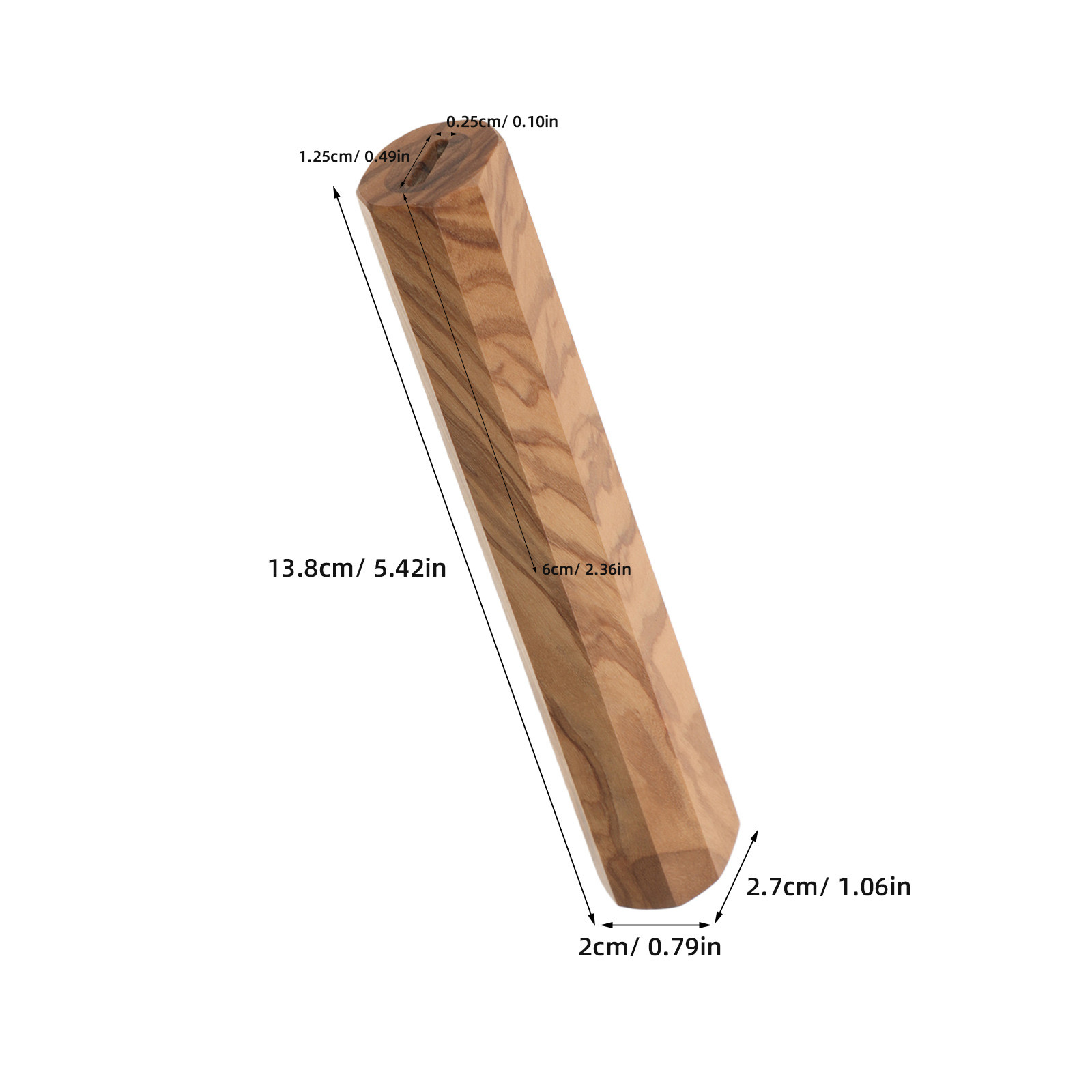 Octagonal Wooden Kitchen Knife - Japanese Knife review and price
