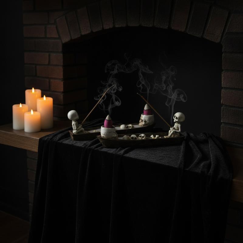 Skull Boat Incense Holder Uniq - Incense Holder review and price