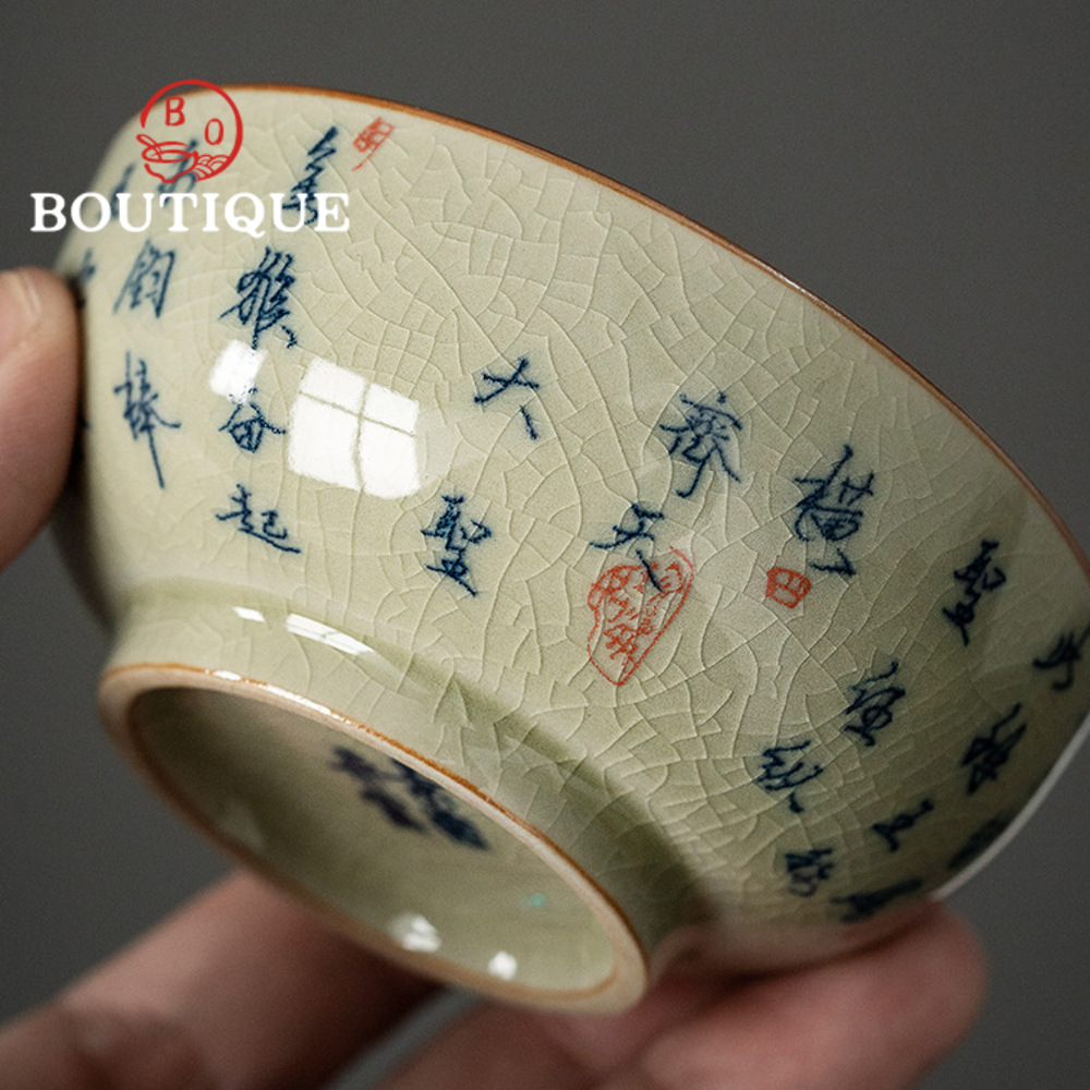 100ml Old Pottery Clay Blue an - Japanese Pottery review and price